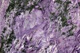 Polished Section Of Gorgeous Charoite - Siberia #92676-1